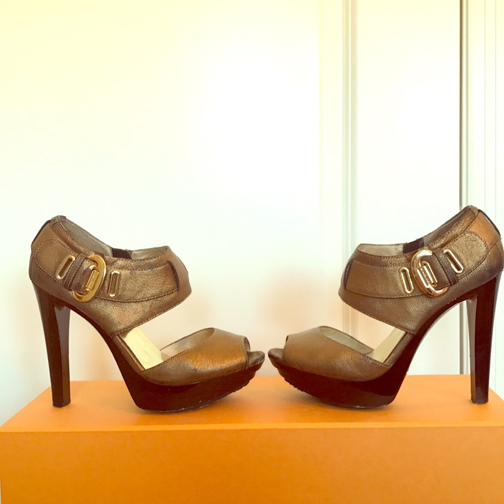 Michael Kors Bronze and Black High Heels
